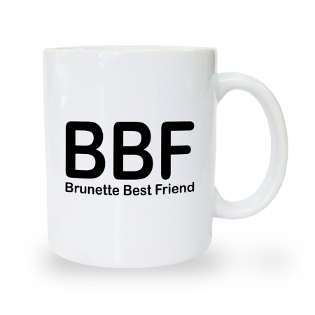 .Kubek dla przyjaciółki, przyjaciółek - BBF BRUNETTE BEST FRIENDS